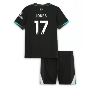 Liverpool Curtis Jones #17 Dětské Venkovní dres komplet 2024-25 Krátký Rukáv (+ trenýrky)